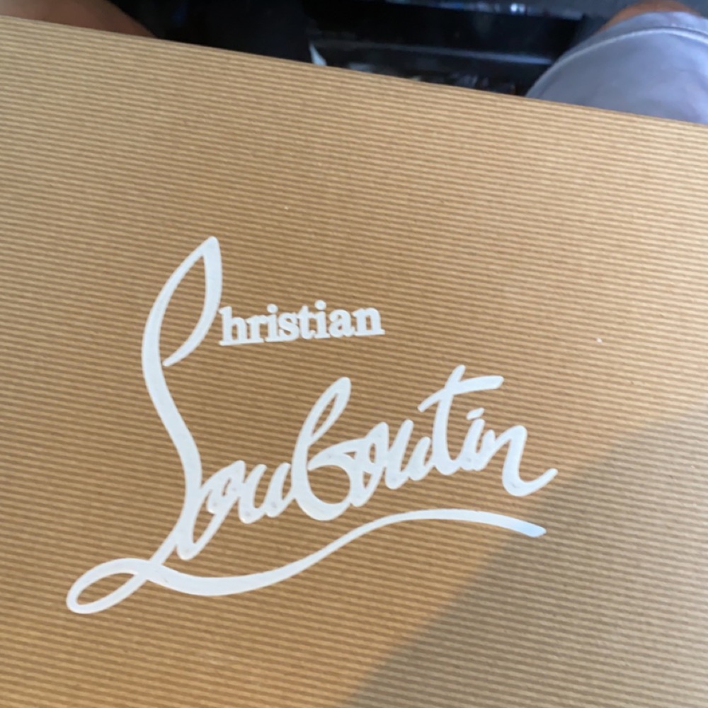 christan louboutin multi color red bottoms